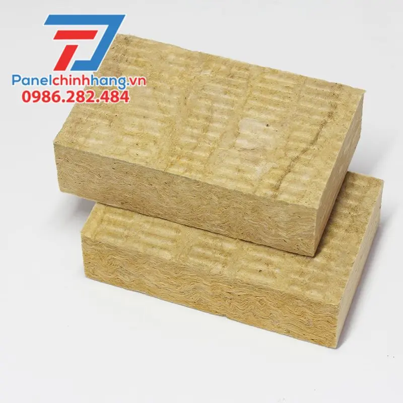 Bông khoáng Rockwool tấm 80kg/m3