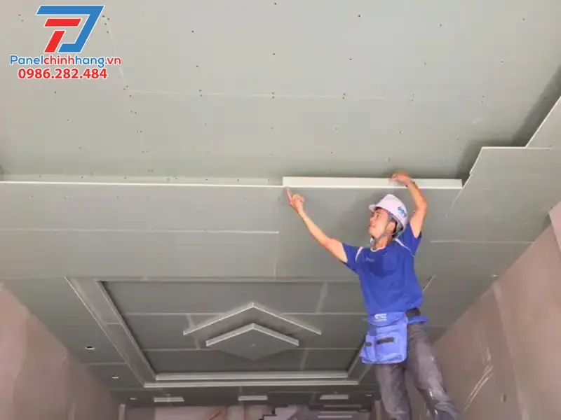 Giải pháp lắp đặt trần thạch cao chống nóng cho tầng áp mái