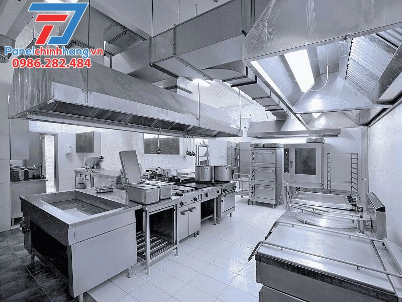Cách Nhiệt Bếp Ăn Công Nghiệp - Giải Pháp An Toàn, Chịu Nhiệt Cao
