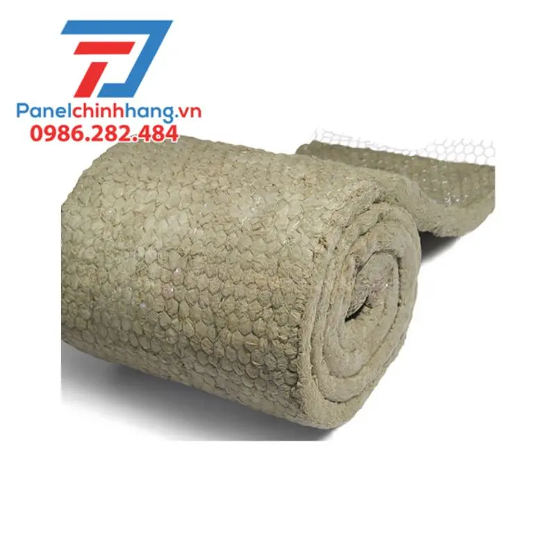 Ưu điểm vượt trội của bông khoáng Rockwool dạng cuộn có lưới