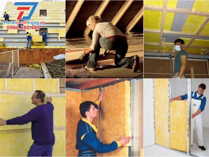 ứng dụng của bông thủy tinh trong cách âm