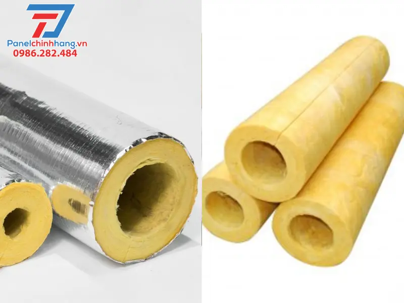 Phân loại bông thủy tinh dạng ống phủ bạc và không phủ bạc