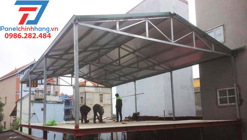 Mái tôn xốp cách nhiệt