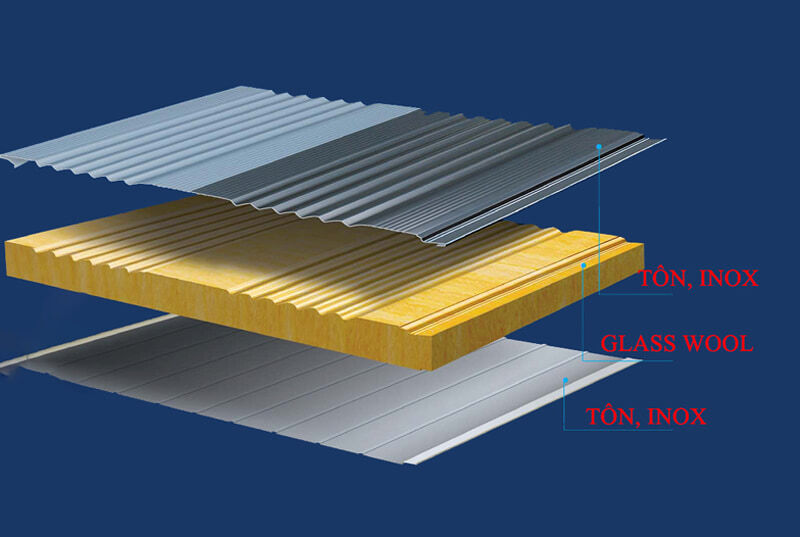 tôn cách nhiệt glasswool